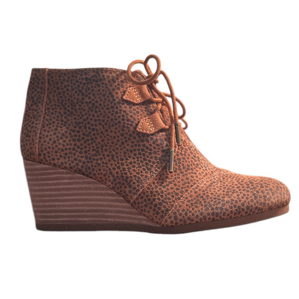 TOMS Women’s Lace-Up‎ Ankle Boots Booties Size 8 – NWT - Picture 3 of 5